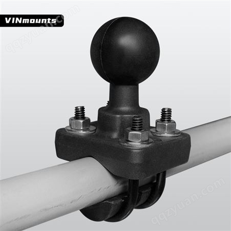 VINmounts®双U型螺栓工业球头底座（适配直径13-33mm）-1.5”球头