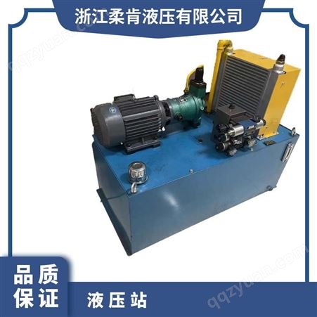 液压站液压系统泵总成 伺服油泵站PLC 小型动力单元液压机电磁阀